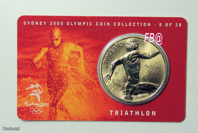 Juhlaraha Sydney Olympia Coin Collection 8 of 28 TRIATHLON