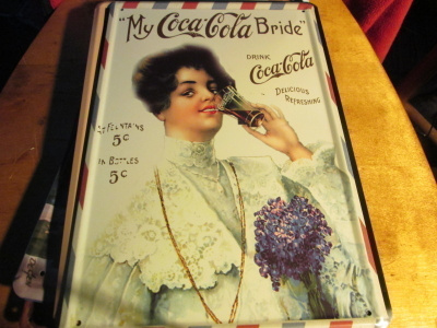 Peltikyltti My Coca-Cola Bride