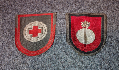 Militaria hihamerkit 2 kpl