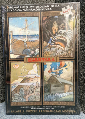 Kalevala palapeli neljä pientä palapeliä uusi muoveissa