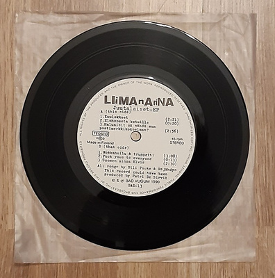 Liimanarina - Juutalaiset 7"EP (ilman kansia)