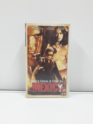 Once Upon A Time In Mexico (Banderas, Hayek, Depp, vhs)