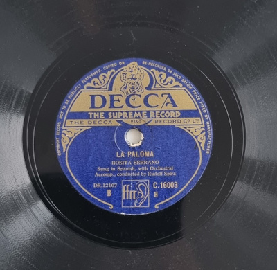 Savikiekko 1954 - Rosita Serrano - Decca C.16003