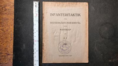 Suojeluskunta 1921 Infanterietaktik vihko