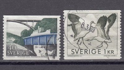 Ruotsi 1968 Fa 620A, 621 Dalslandin kanava, kurjet