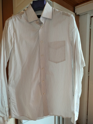 Pinstripes kauluspaita S-koko Retro