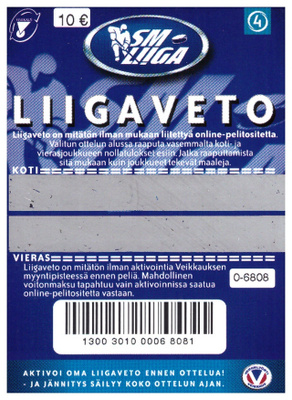 SM-LIIGA LIIGAVETO Arpa v.2003