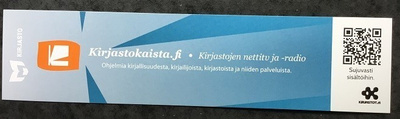 Kirjasto kaista Kirjanmerkki