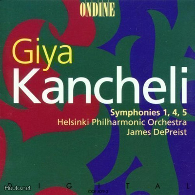 KANCHELI, GIYA: Symphonies 1, 4, 5 / Helsinki PHO / DePreist