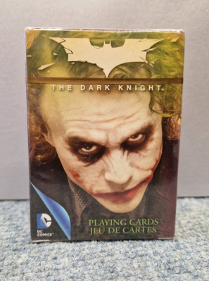 Batman The Dark Knight Joker Heath Ledger -pelikortit.UUDET