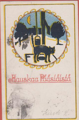 Musta kissa kaivolla