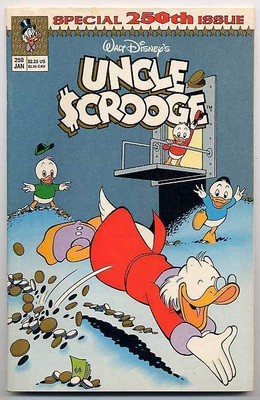Walt Disney's Uncle Scrooge  #250 January 1991