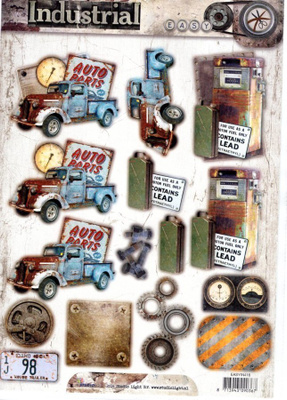 STANSSATTU 3D "AUTO ...INDUSTRIAL" / Vintage