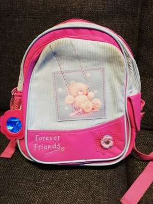 Suloinen REPPU, nalle, pinkki&vaal.sininen pikku peilillä
