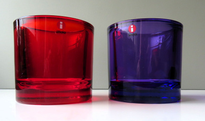 Iittala kivituikut Punainen ja Lila isot 