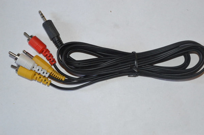 2x3.5mm to 3 x rca