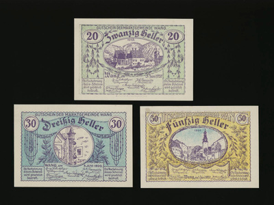 Itävalta 20, 30, 50 Heller, Wang 1920