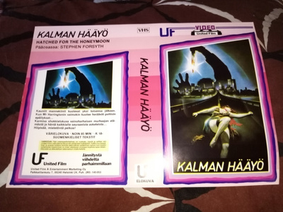 VHS kansipaperi KALMAN HÄÄYÖ