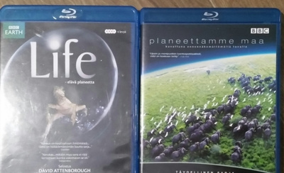 Life - Elävä planeetta + Planeettamme Maa -8Blu-Ray