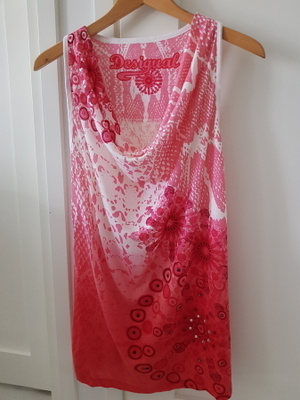 Desigual Women's TS Budapest Toppi / Paita - koko XL
