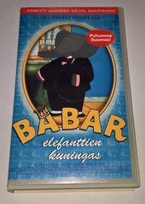 BABAR ELEFANTTIEN KUNINGAS  VHS  1998
