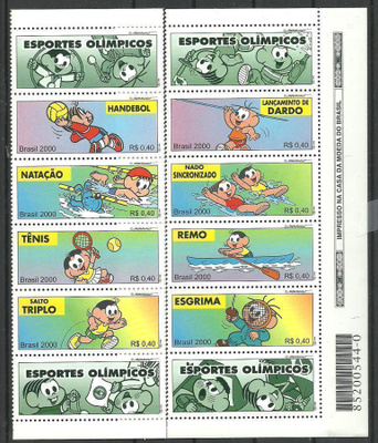OLYMPIALAISET urheiluaiheinen sarja BRASILIA 2000 **