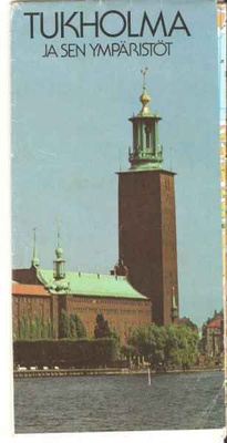 Tukholma ja ympäristöt: Opaskartta 1: 15 000 (1983)