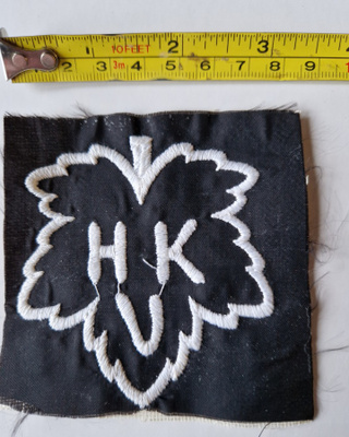 HKV vintage kangasmerkki 1950-60-luvulta