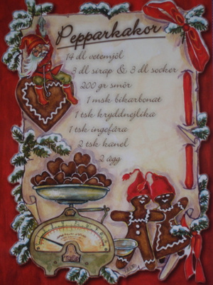Ingrid Elf pipareiden ohje ruots.