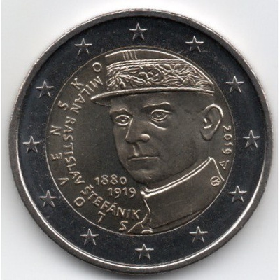 Slovakia 2 € 2019 Milan Rastislav Stefanik, UNC