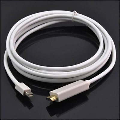 Mini DisplayPort - HDMI kaapeli, uros - uros, 3m, valkoinen
