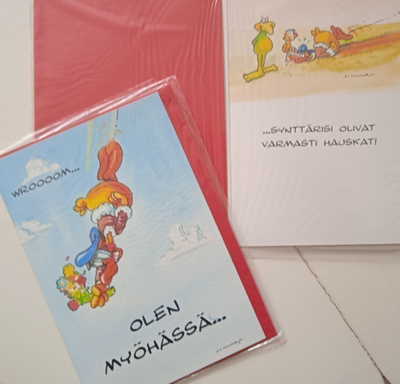 2-OSAINEN KORTTI - OLEN MYÖHÄSSÄ