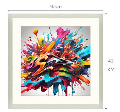 Uusi uniikki Pop art print taulu 40 cm x 40 cm