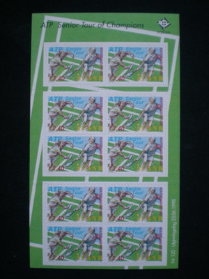 Postimerkkiarkki Tennisturnaus 25.6.1998 **