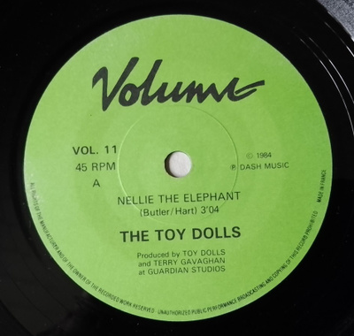 The Toy Dolls - Nellie the elephant 7"