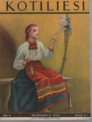 KOTILIESI helmikuu II.4.1935 kansikuva MARTTA WENDELIN