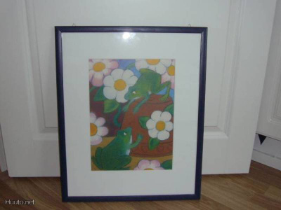 Taulu sammakot koko 42,5 x 52,5 cm