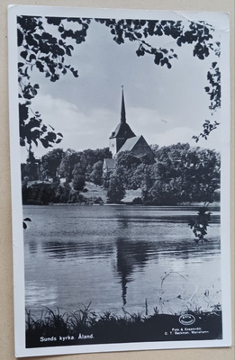 Åland, Sund, kirkko, vkpk, p. 195?
