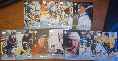 1995-96 Upper Deck Be a Player 11Kpl myös erkat