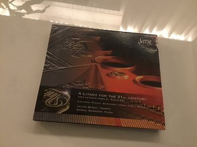 Javier Bonet . A litany for 21st century CD verso