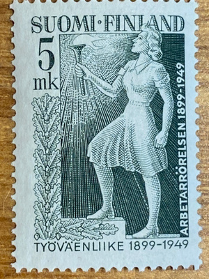 TYÖVÄENLIIKE 50 VUOTTA 5MK**