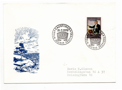 Kaustinen: Folk music festival (erikoisleima   23.7.1970)