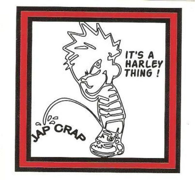 It's A Harley Thing! (Iso koko)  - Uusi prätkätarra