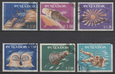 (S0467) ECUADOR, 1966 (Space Exploration). Used