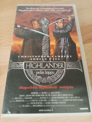 Highlander pelin loppu VHS