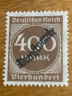 SAKSA REICH 1923 VIRKAMIESMERKKI**