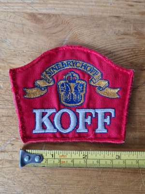 Koff Olut vintage kangasmerkki