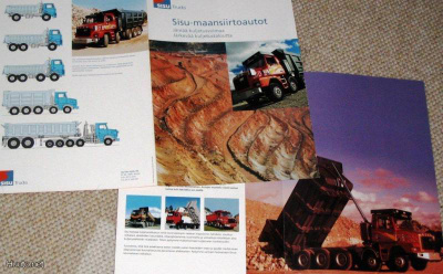 1994 Sisu maansiirto SR SM SRH esite - KUIN UUSI - suom