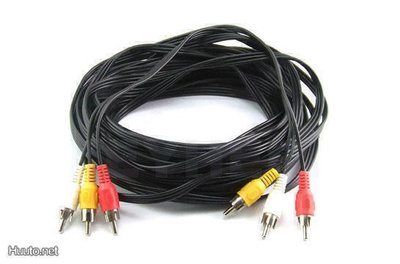 RCA KAAPELI 10m 3-NAPAINEN AUDIO / VIDEO, UUSI
