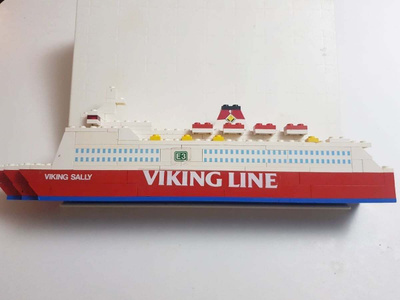 Lego MS Viking Sally 1656 pääosin kunnossa 31 cm Viking Line